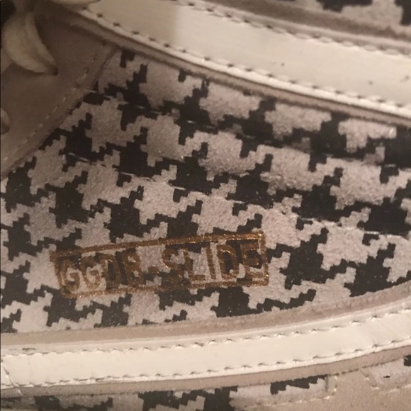 NIB GOLDEN GOOSE LEATHER SUEDE ARGULE SLIDE $595 - Picture 3 of 8